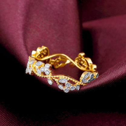 Gold Cherished Bond Diamond Ring