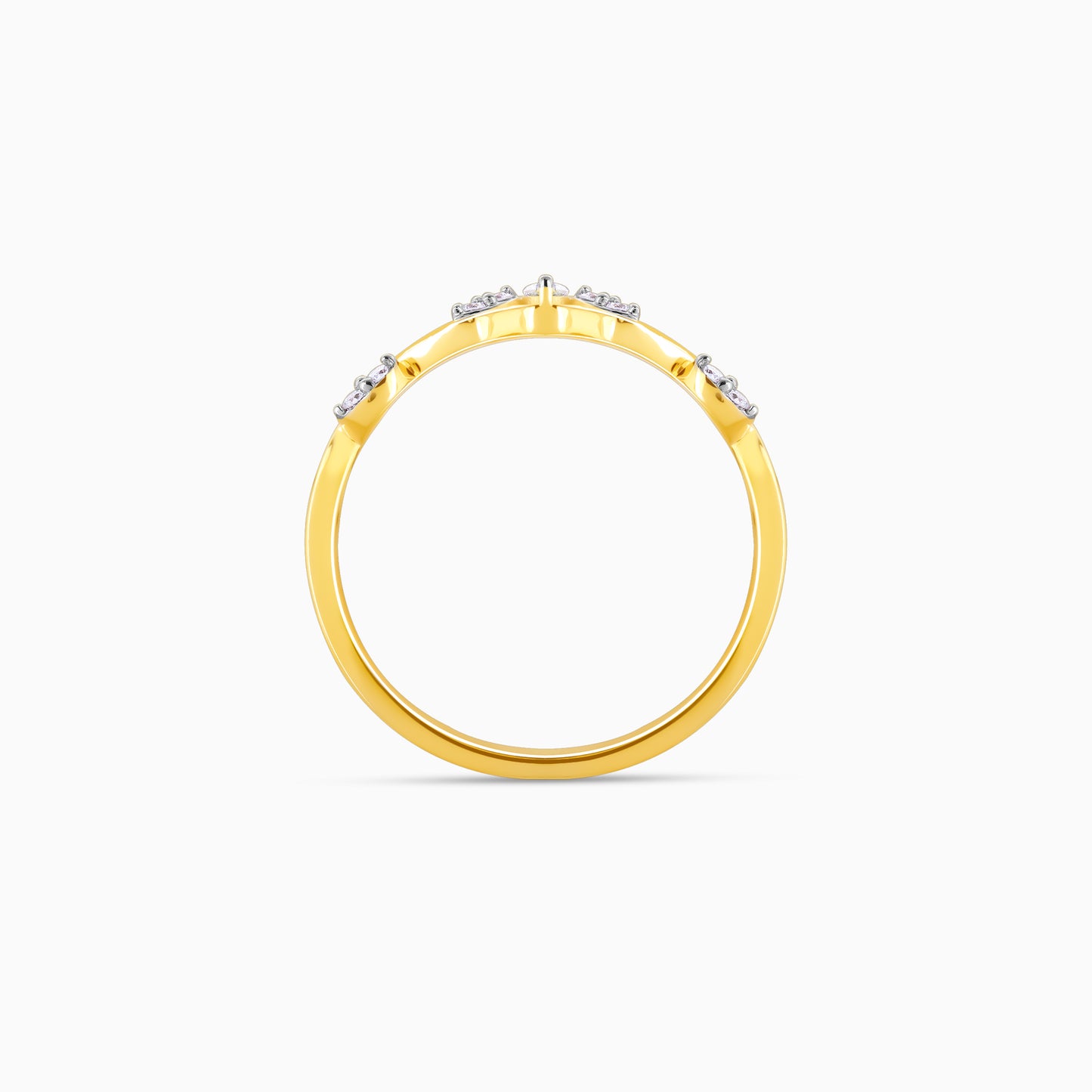 Gold Mysteries Of Life Diamond Ring