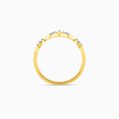 Gold Mysteries Of Life Diamond Ring