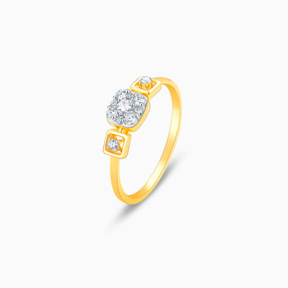 Gold Tapestry Of Life Diamond Ring