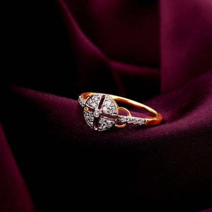 Gold Gleaming Prestige Diamond Ring