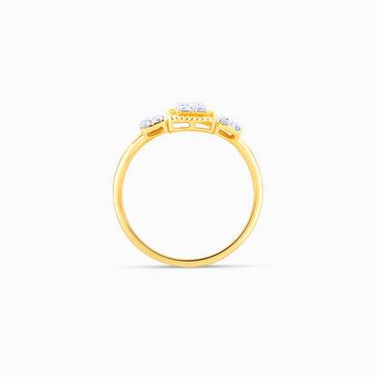 Gold Priceless Bond Diamond Ring