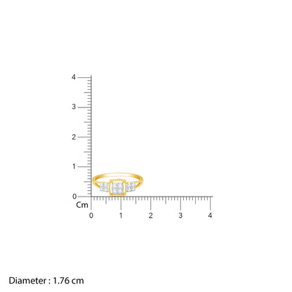 Gold Priceless Bond Diamond Ring