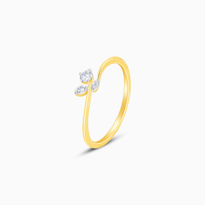 Gold Simplicity Diamond Ring