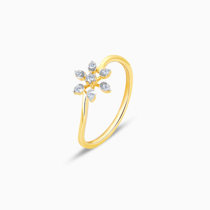 Gold Blossoming Beauty Diamond Ring