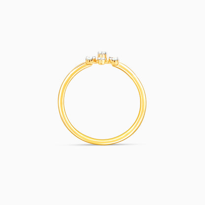 Gold Blossoming Beauty Diamond Ring