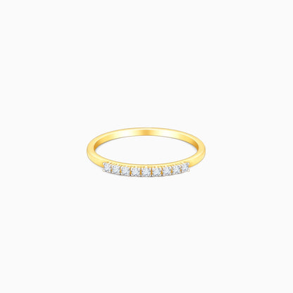 Gold Sparkling Diamond Ring