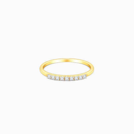 Gold Sparkling Diamond Ring