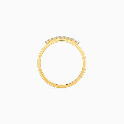 Gold Sparkling Diamond Ring