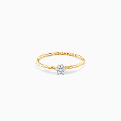 Lab_grown_diamond_ Gold_Classic_Floret_Diamond_Ring