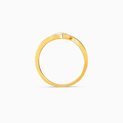 Gold Graceful Allure Diamond Ring