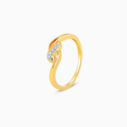 Gold Graceful Allure Diamond Ring