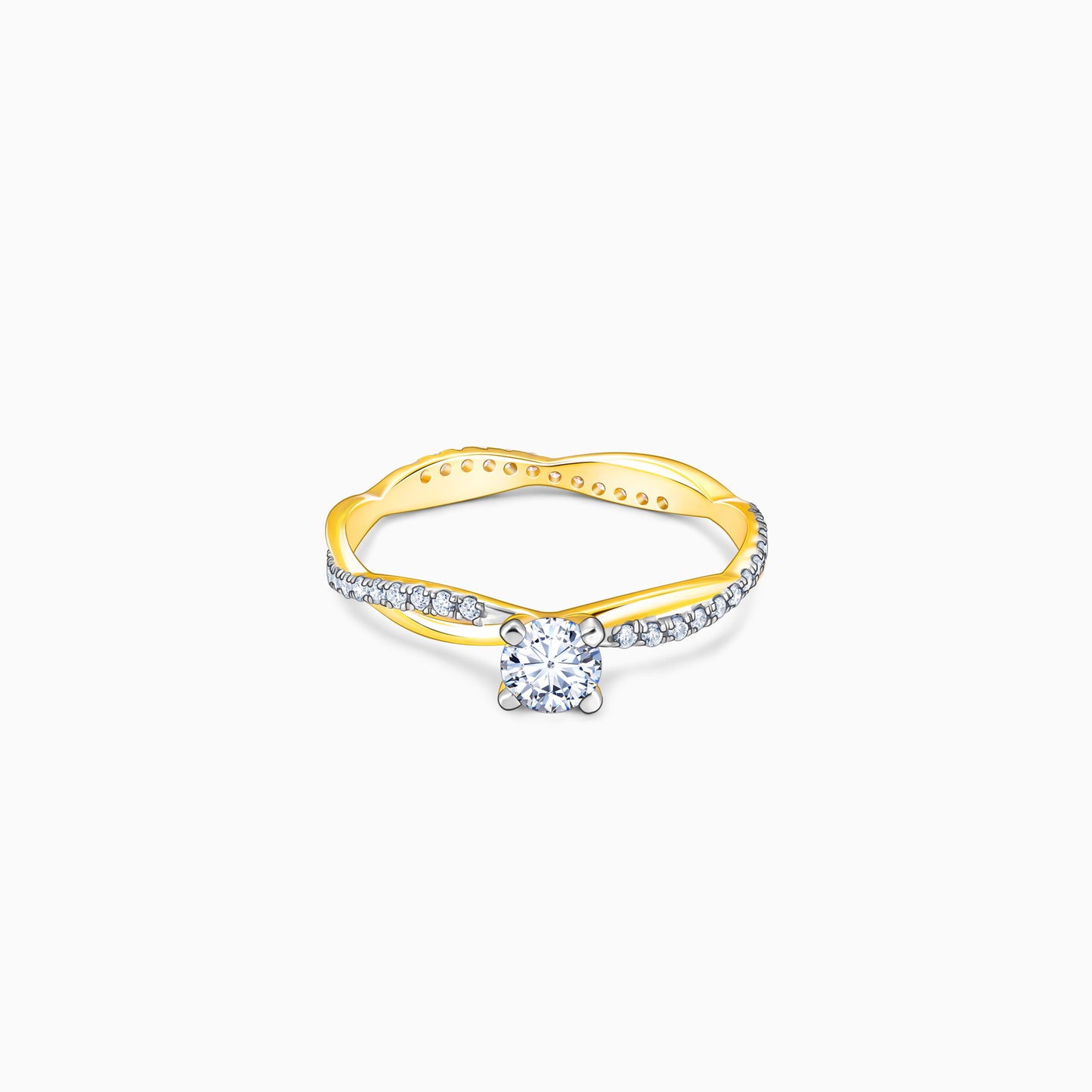 Gold Bold Beauty Diamond Ring