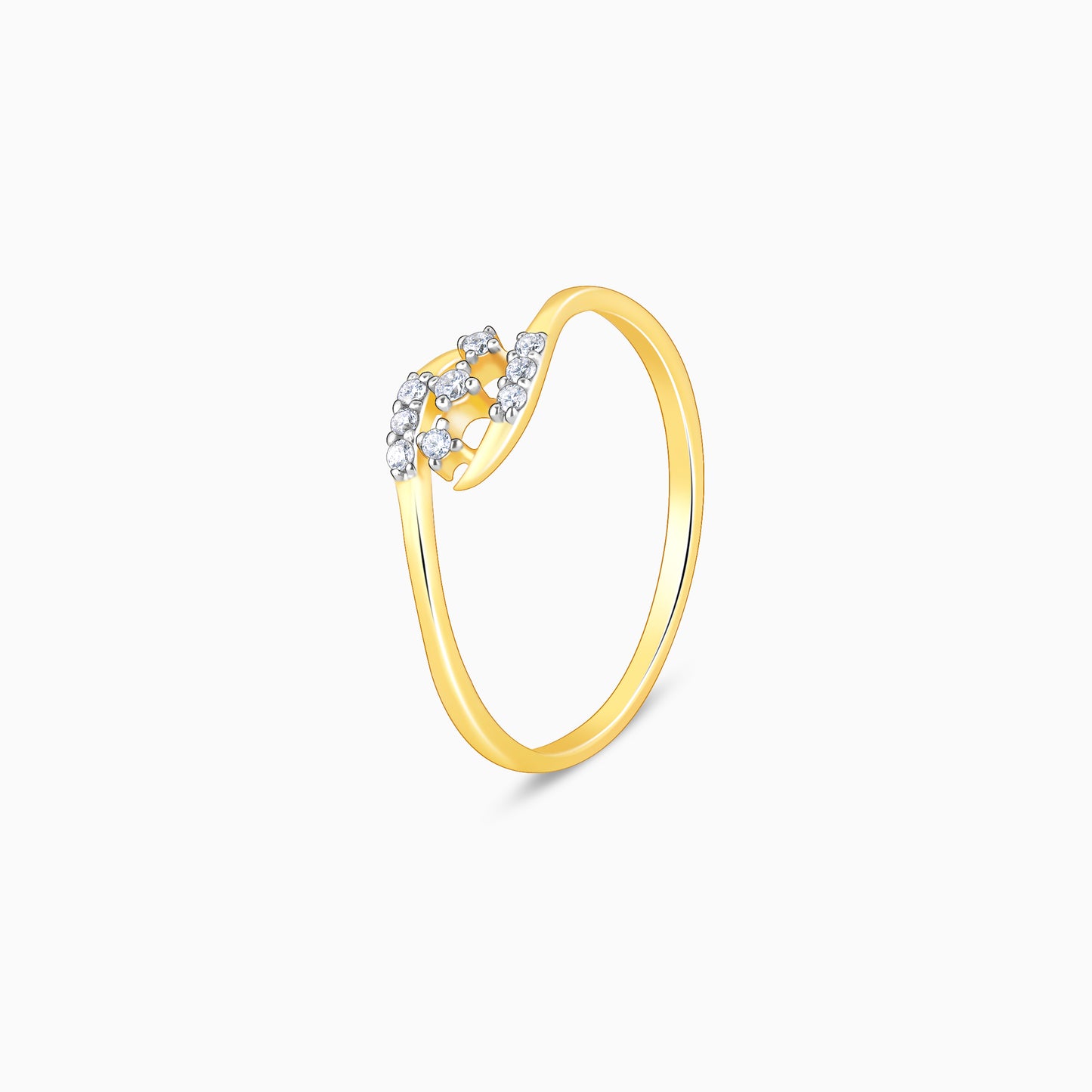 Gold Magnificent Sparkle Diamond Ring