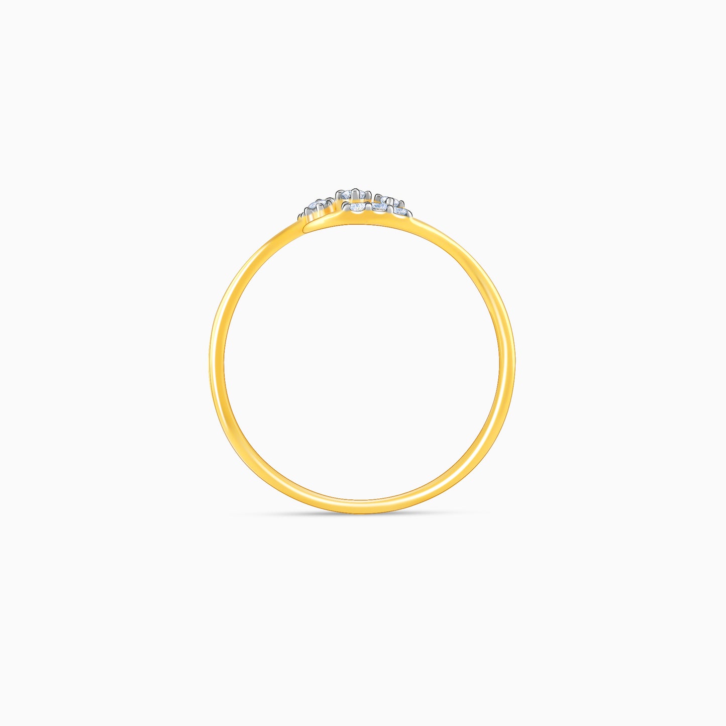 Gold Magnificent Sparkle Diamond Ring