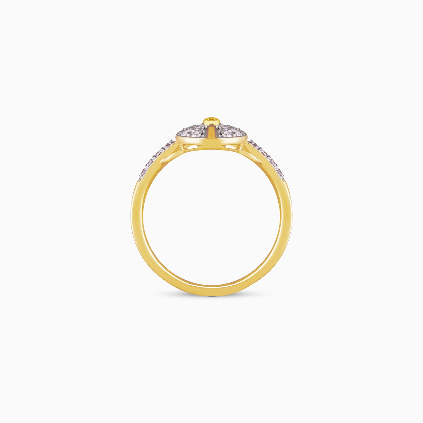 Gold Ray Diamond Ring