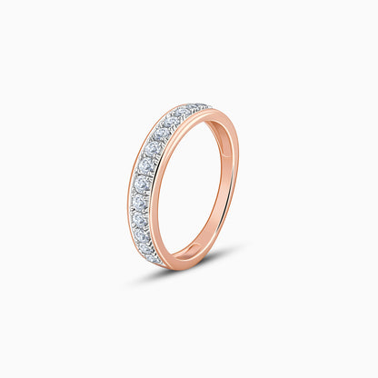 Rose Gold Elegant Engagement Diamond Ring