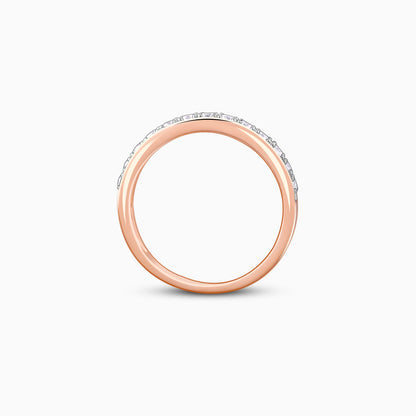 Rose Gold Elegant Engagement Diamond Ring