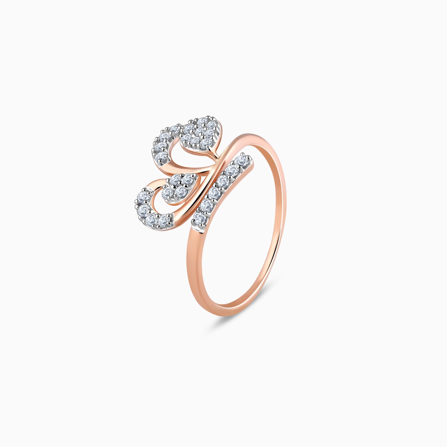 Rose Gold Fervor Diamond Ring