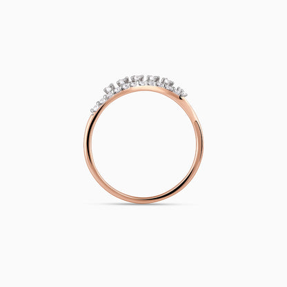 Rose Gold Winsome Diamond Ring