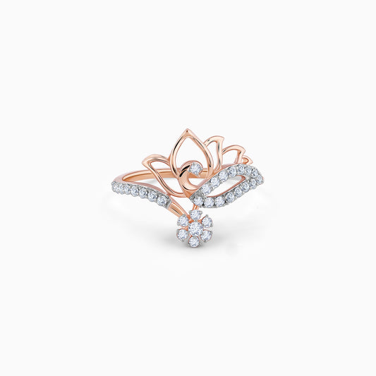 Rose Gold Enthralling Diamond Ring