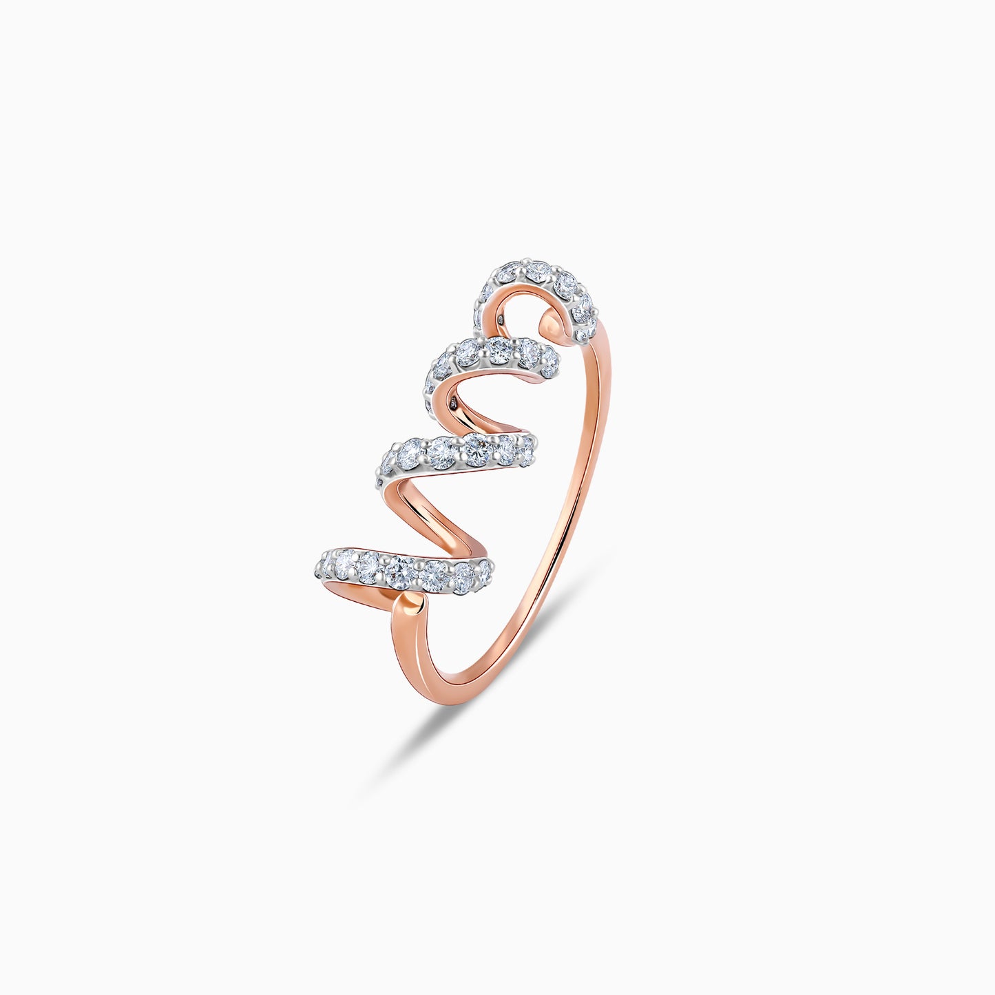 Rose Gold Lambency Diamond Ring