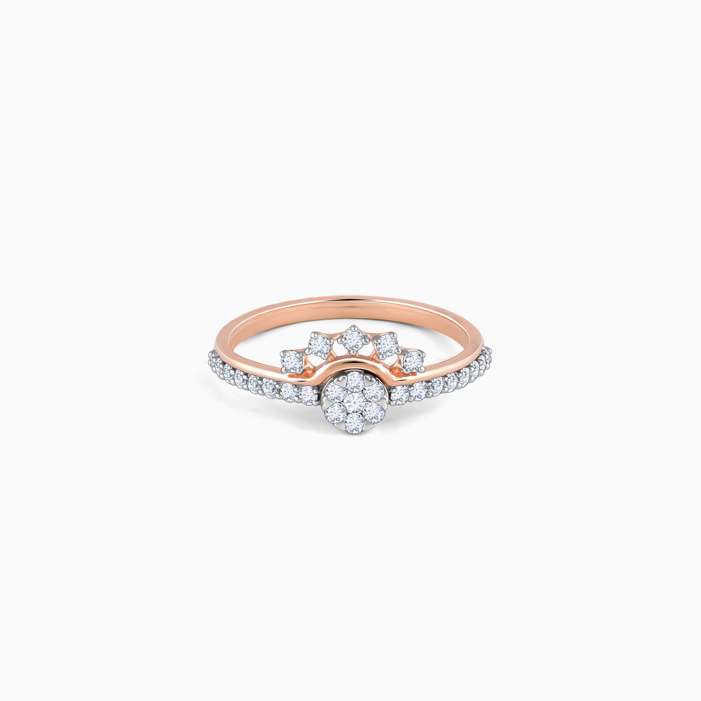 Rose Gold Pulchritude Diamond Ring