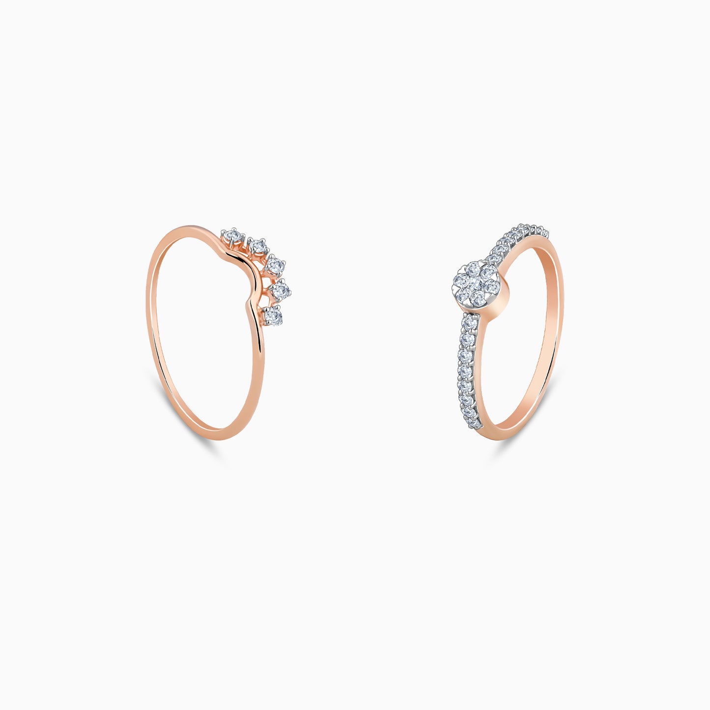 Rose Gold Pulchritude Diamond Ring