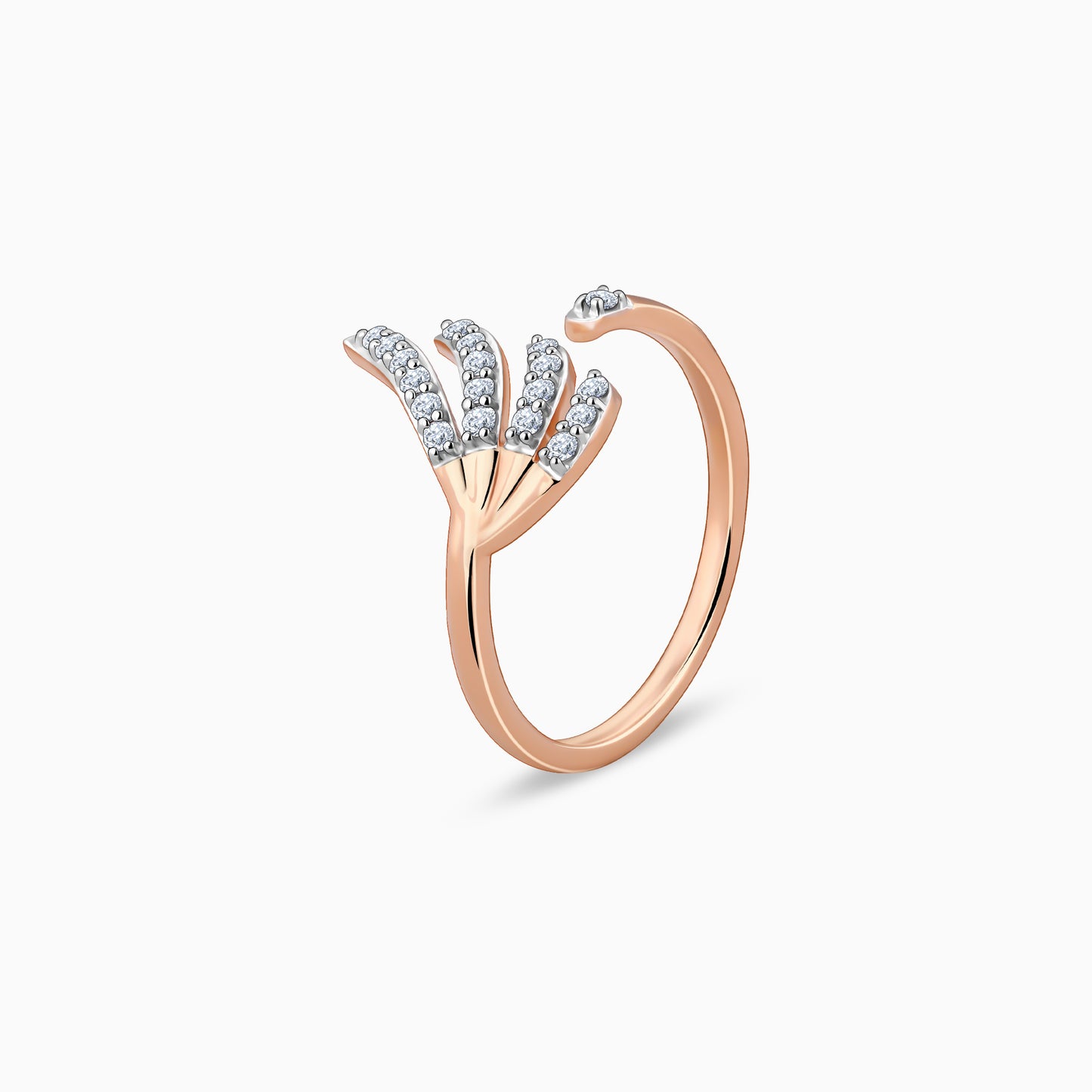 Rose Gold Incandescent Diamond Ring