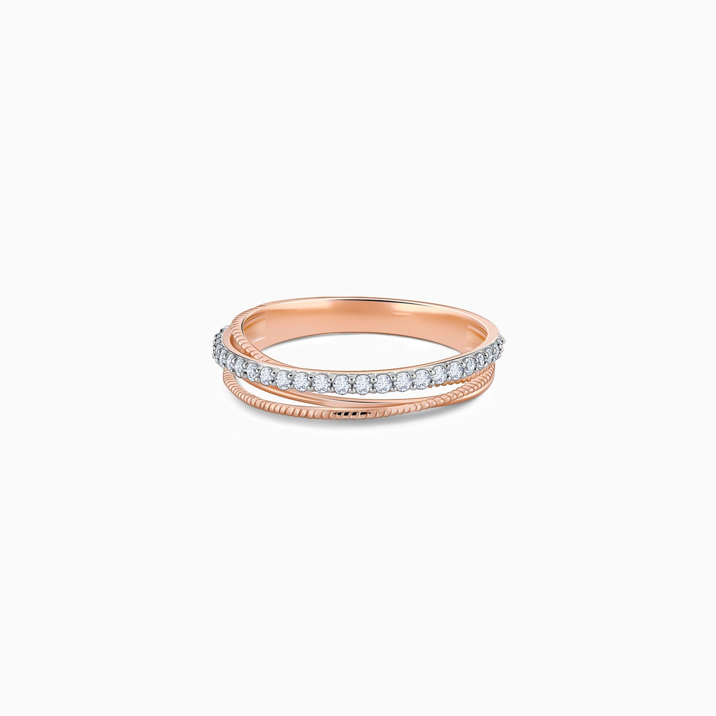 Rose Gold Luminosity Diamond Ring