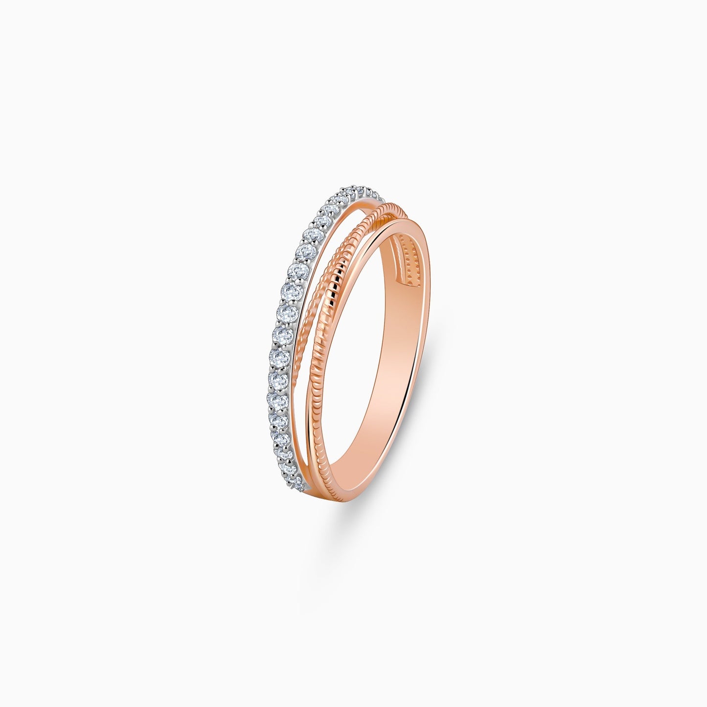 Rose Gold Luminosity Diamond Ring