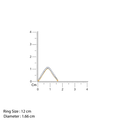 Gold Vellore Vanki Diamond Ring