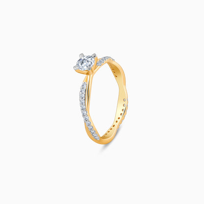 Gold Bold Beauty Diamond Ring