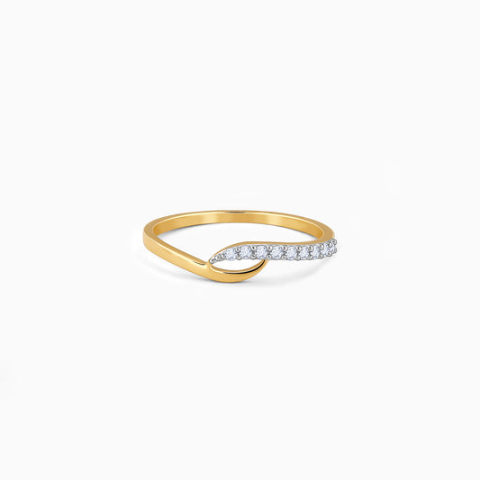 Gold Divine Grace Diamond Ring