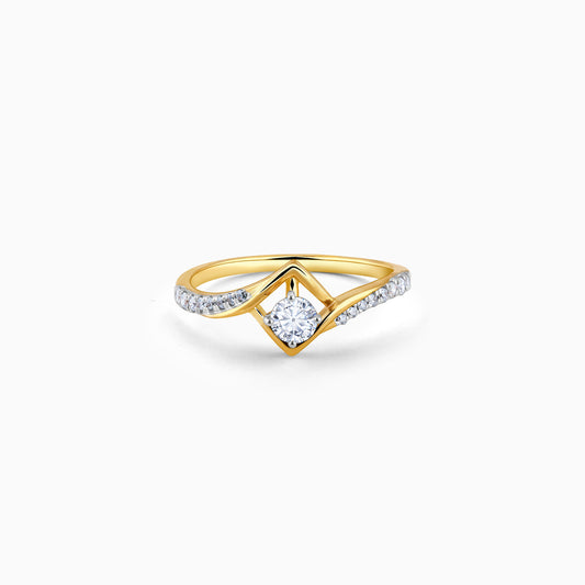 Gold Signature Diamond Ring