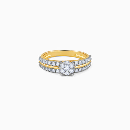 Gold Dual Dreams Diamond Ring