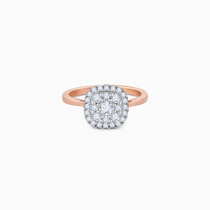 Rose Gold Pristine Promise Diamond Ring