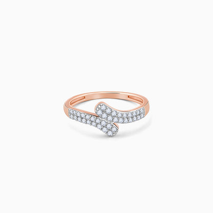 Rose Gold Heavenly Spark Diamond Ring