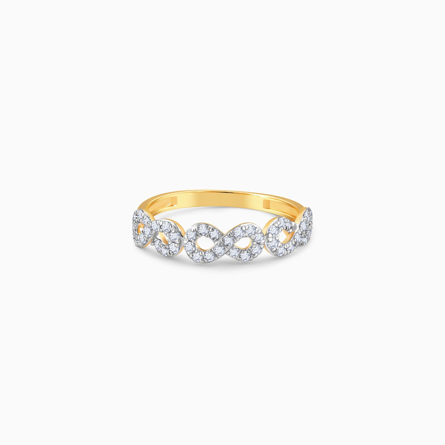 Gold Classic Infinito Diamond Ring