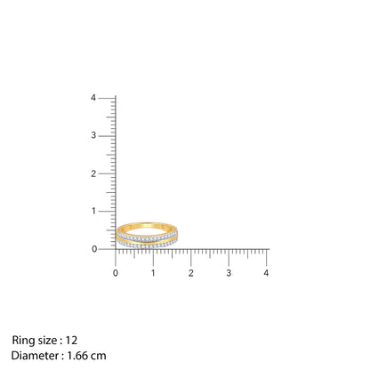 Gold Relucire Diamond Ring