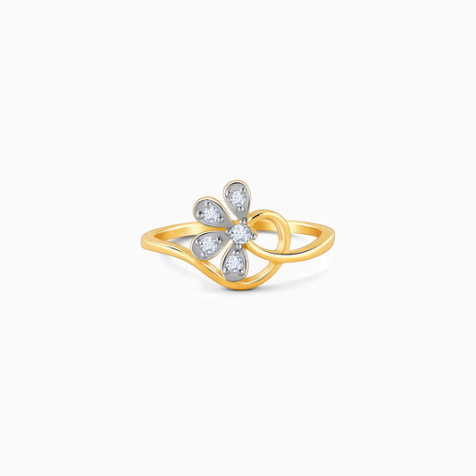 Gold Bling Fling Diamond Ring