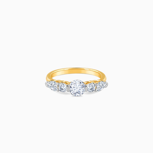 Gold Diva Diamond Ring