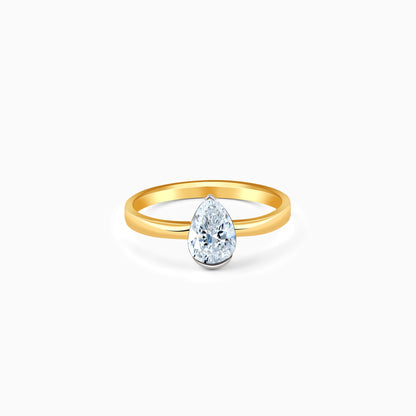 Gold Dewtastic Solitaire Diamond Ring