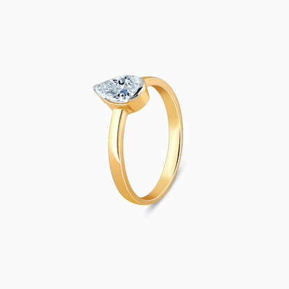 Gold Dewtastic Solitaire Diamond Ring