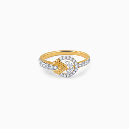 Gold Leafylicious Diamond Ring