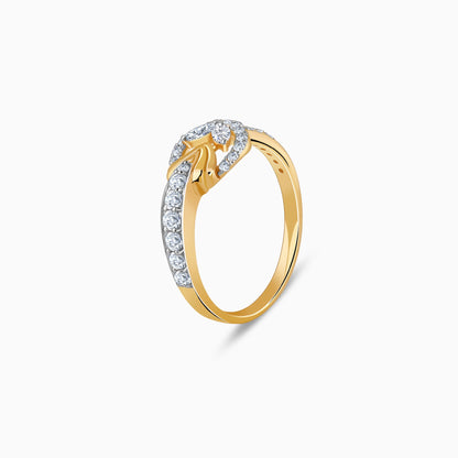 Gold Leafylicious Diamond Ring