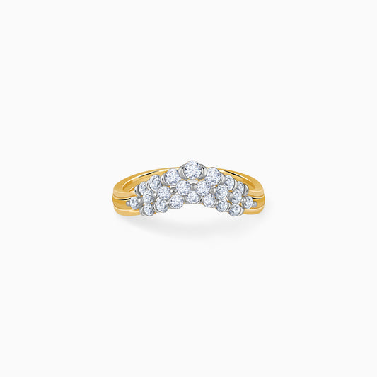 Gold Forever Yours Vanki Ring with intricate detailing, perfect for traditional occasions.