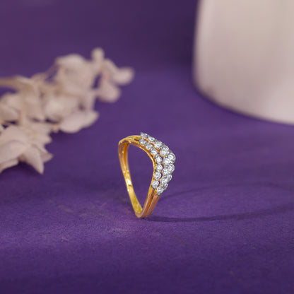 Gold & Diamond Forever Yours Vanki Ring