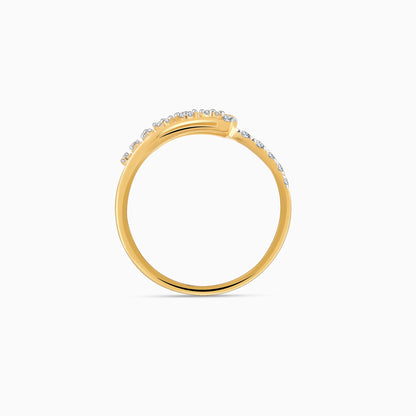 Gold Modern Mosaic Ring