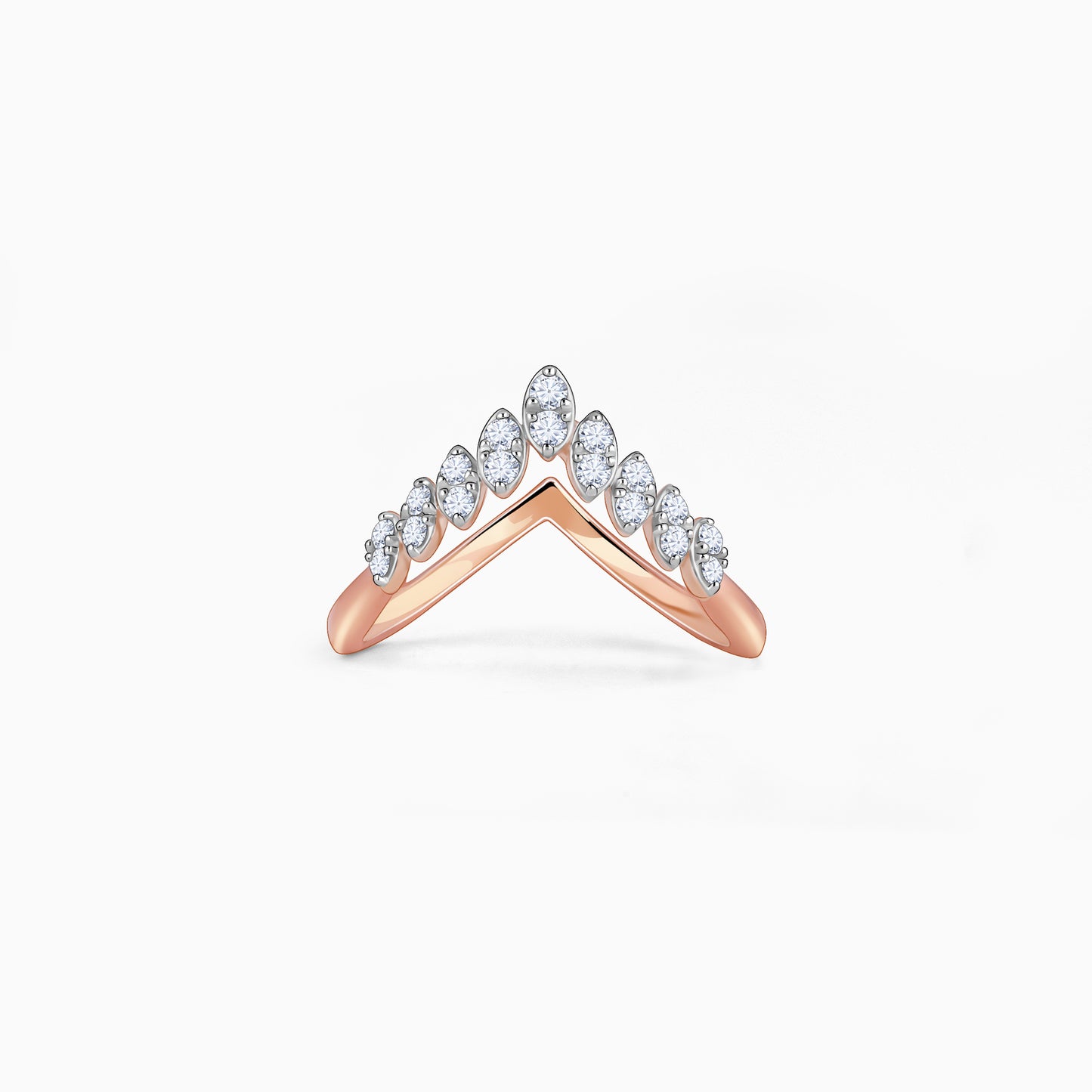 Rose Gold Cuore Vanki Ring